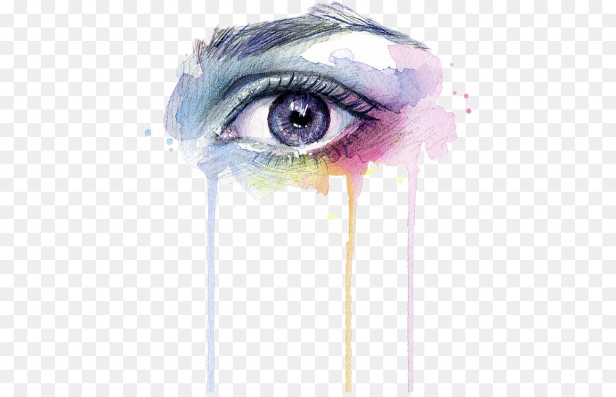 900x580 Download Watercolor Painting Art Eye Drip Painting