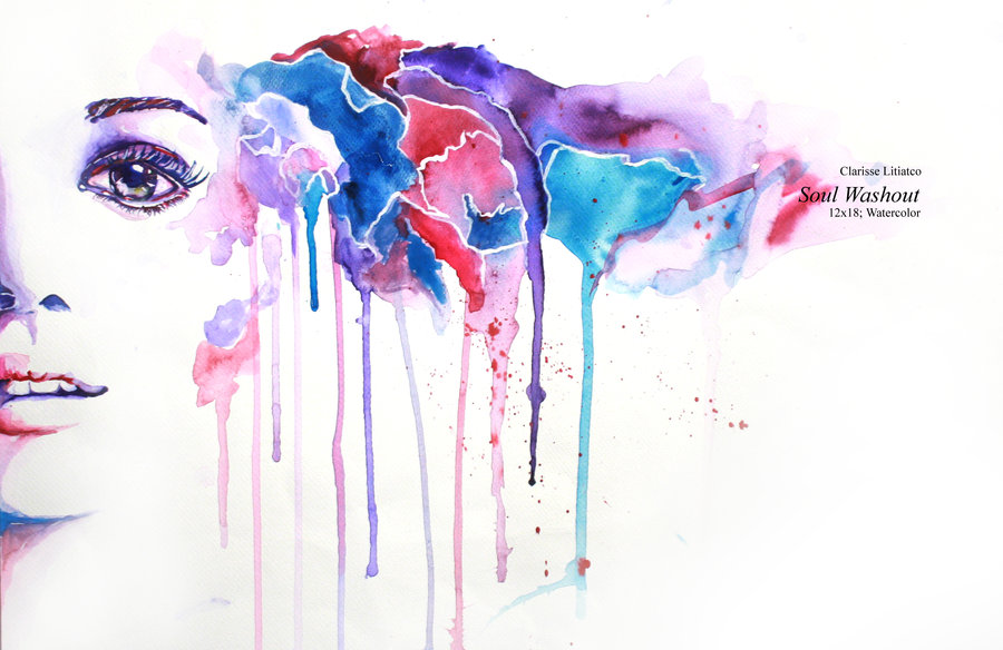 900x584 Watercolor Soul Washout By Clitiatco