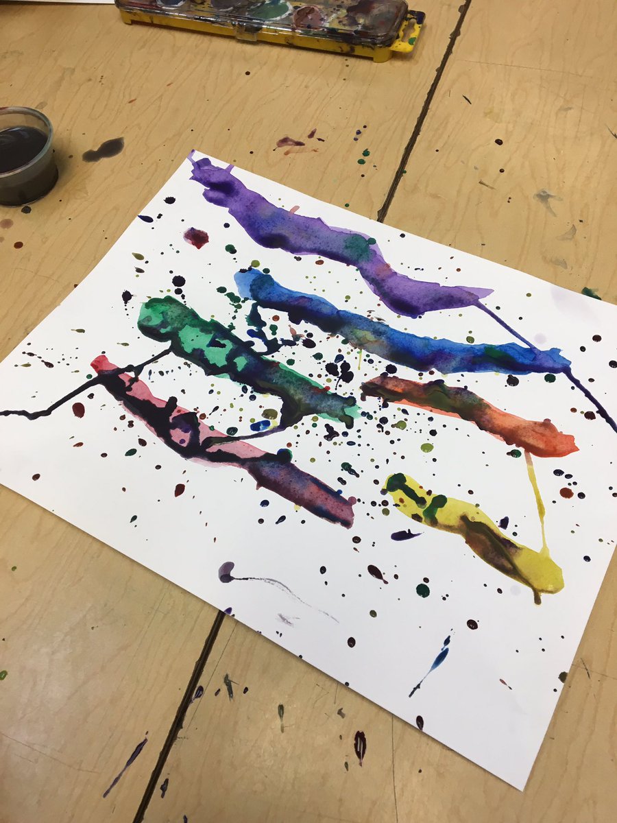 900x1200 Rachel Tilseth On Twitter Controlled Drip (Technique) Watercolor