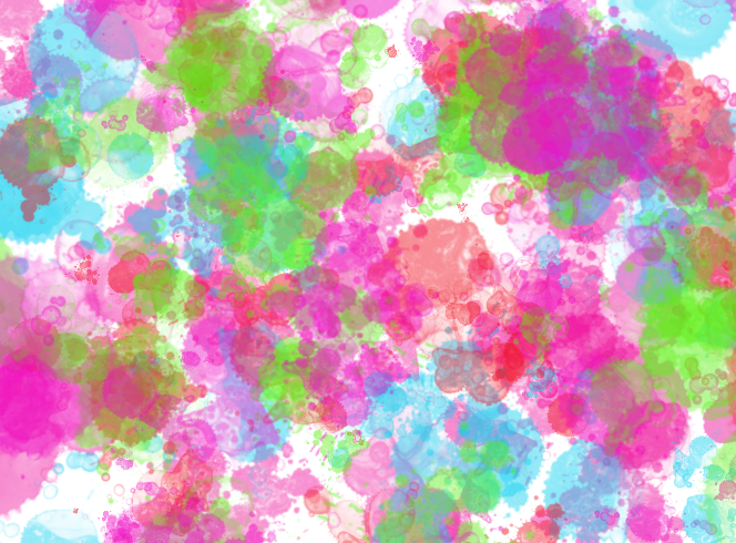 664x490 Watercolor Drops Drawing By K Popper88