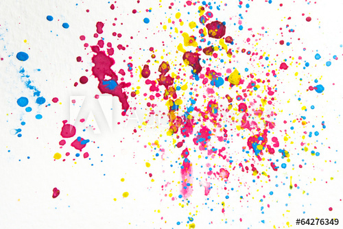 500x334 Watercolor Drops Point Spread