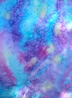 Watercolor Dye Fabric