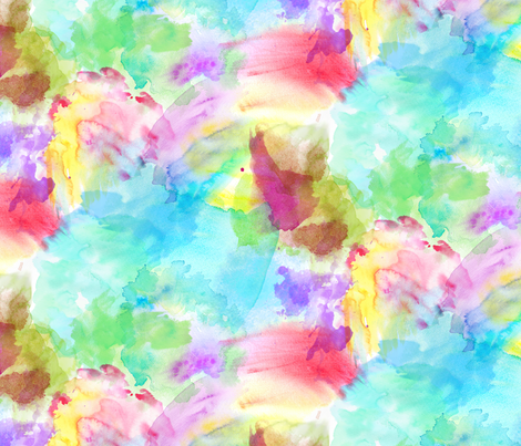 470x403 Tie Dye Rainbow Watercolor Fabric