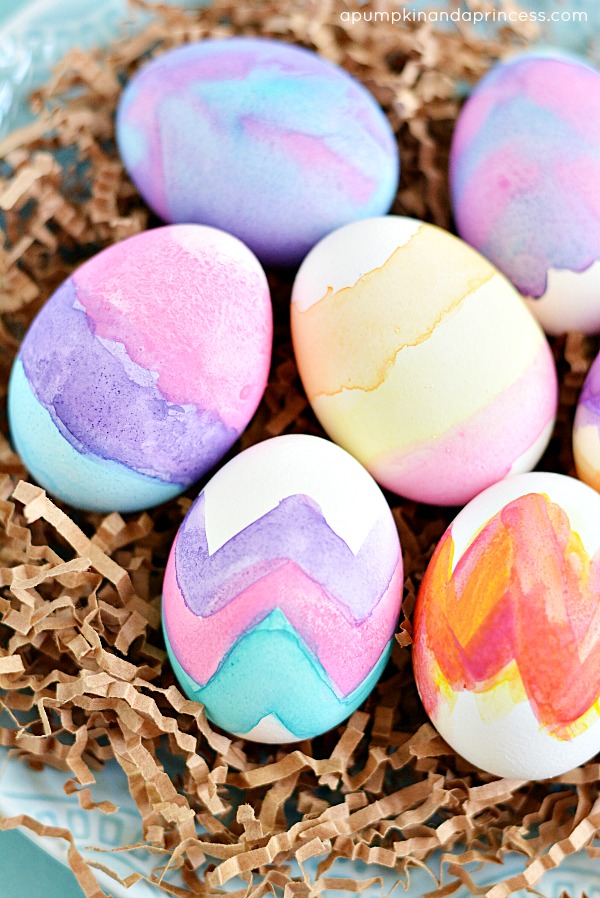 600x898 Watercolor Easter Eggs