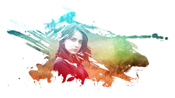 600x335 How To Create A Watercolor Effect In Photoshop