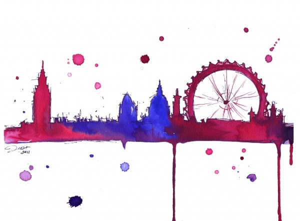 600x442 Watercolor Art Creates Dreamy Effect