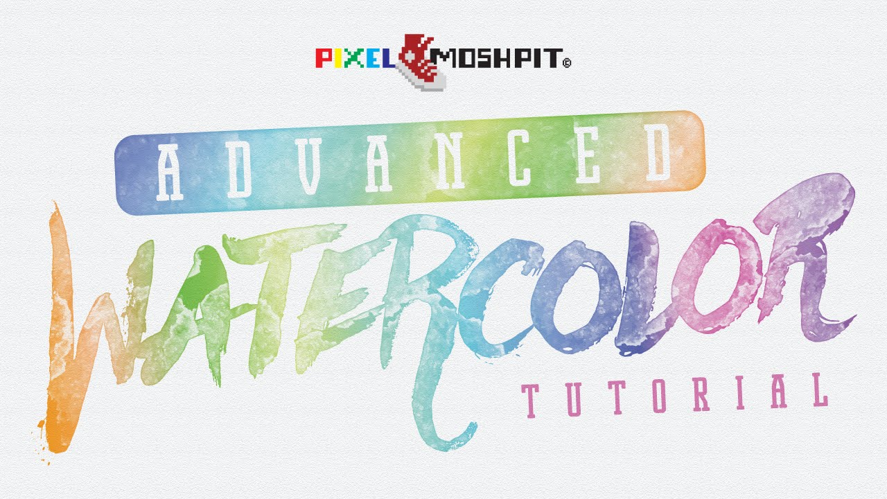 1280x720 Colorful Watercolor Vectors In Adobe Illustrator (Realistic)