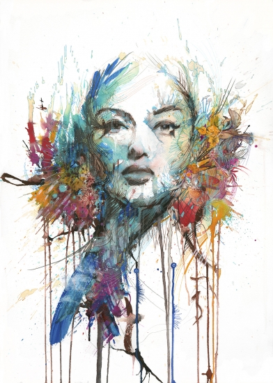 392x550 The Butterfly Effect By Carne Griffiths Buy Affordable Art