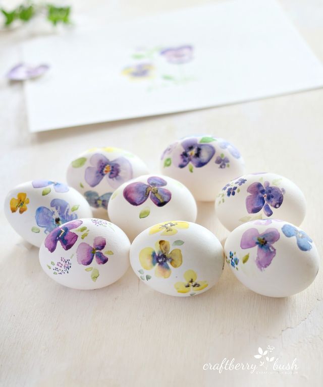 640x768 Watercolor Eggs (Craftberry Bush) Egg, Watercolor And Easter