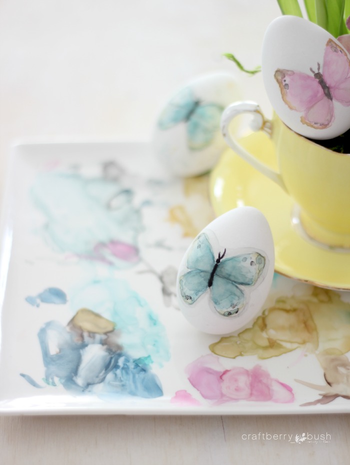 700x929 Watercolor Butterflies Easter Eggs And A Little Magic