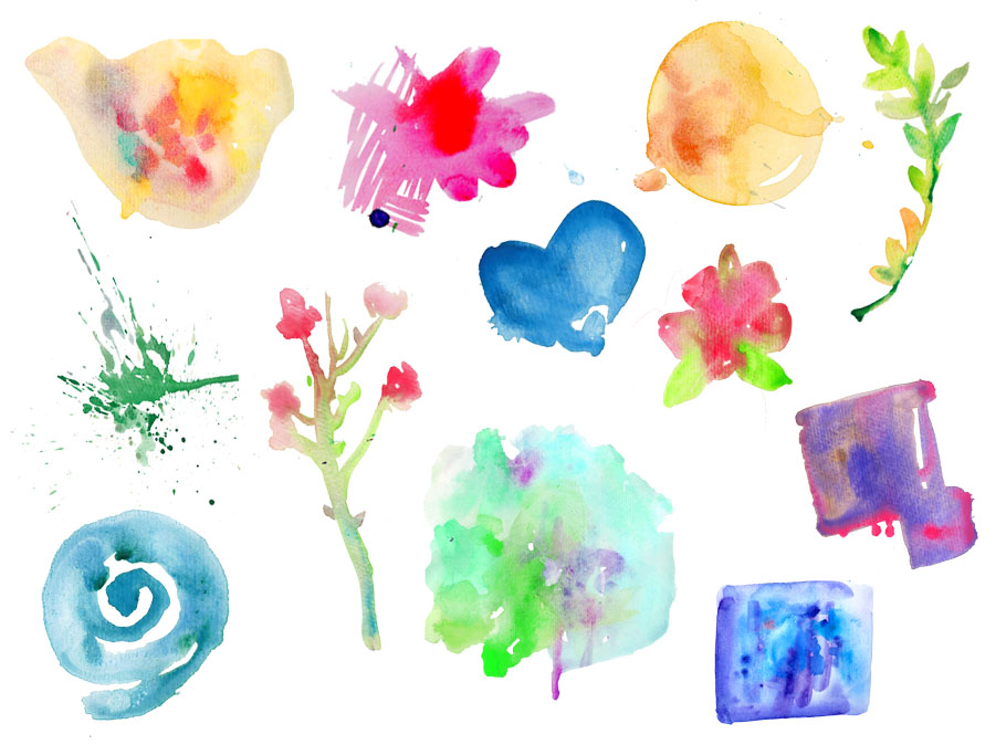 910x683 How To Create Vector Watercolor Texture And Elements In Adobe