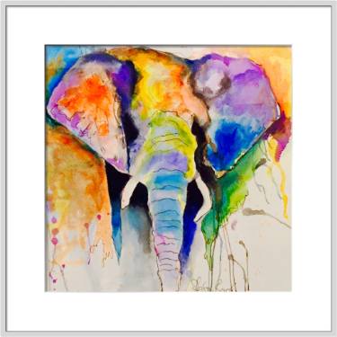 375x375 Indian Elephant Painting By Shabs Beigh Saatchi Art