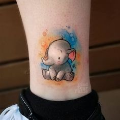 Watercolor Elephant Tattoo at GetDrawings | Free download