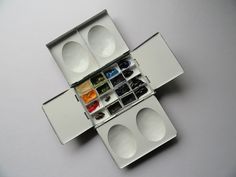 236x177 Vintage Watercolor Palette Palettes Watercolor