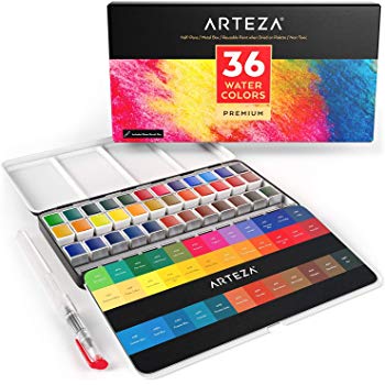 350x350 Watercolour Paint Set
