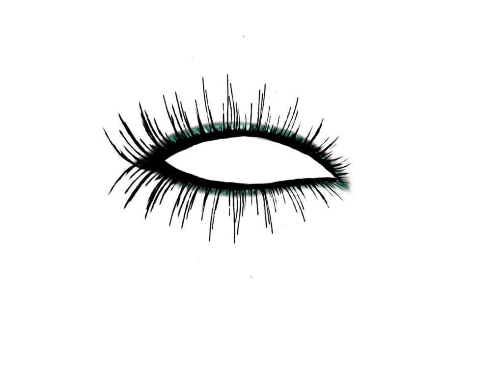 Watercolor Eyelashes