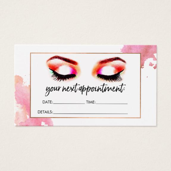 575x575 Creative Watercolor Eyelasheseyebrows Appointment Black Order
