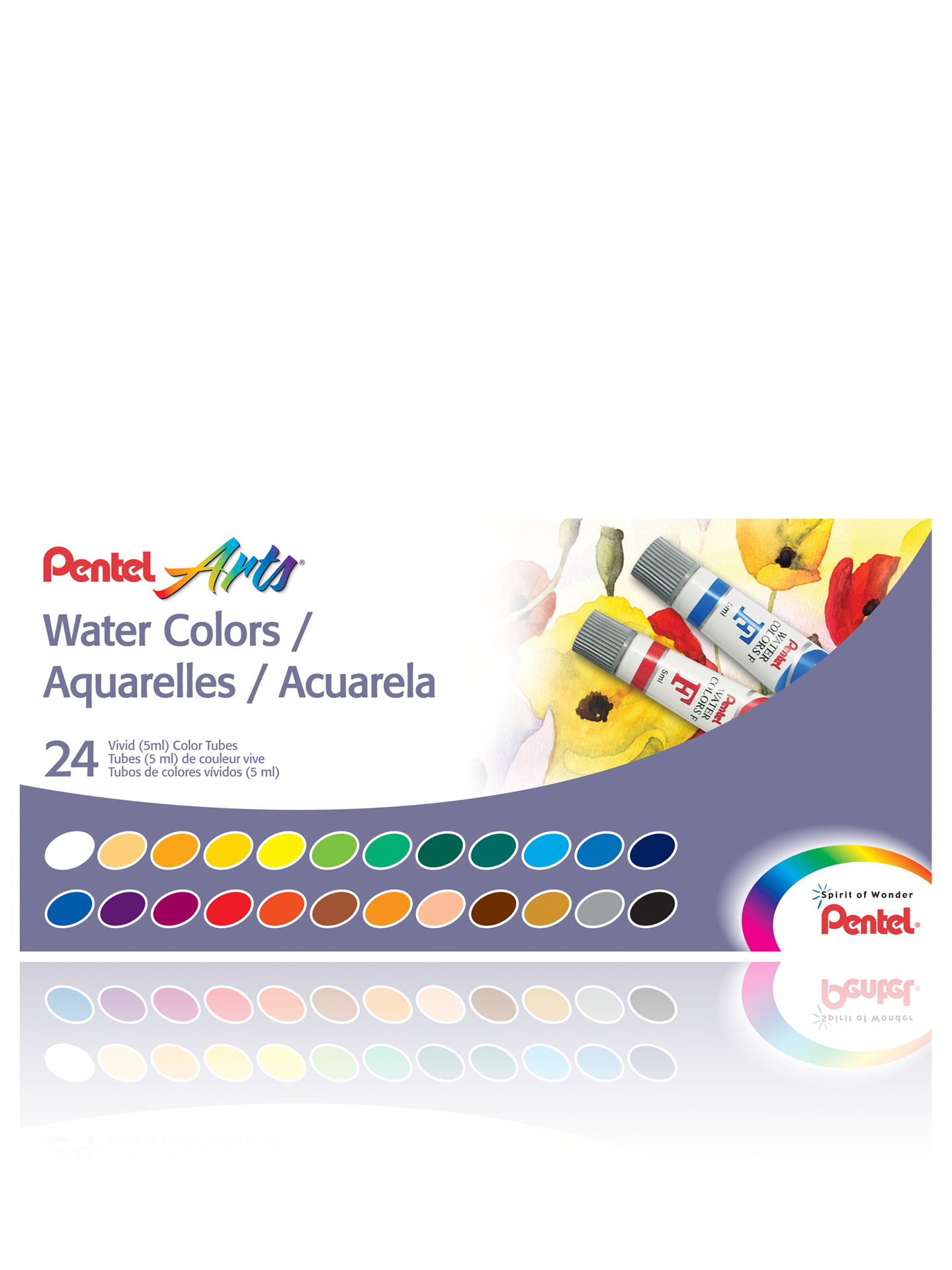 1439x1920 Water Colors, Set Of 24