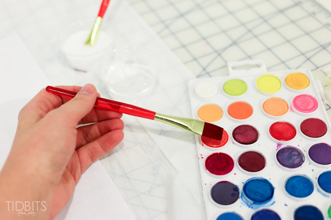 680x453 How To Watercolor Paint On Fabric Tutorial