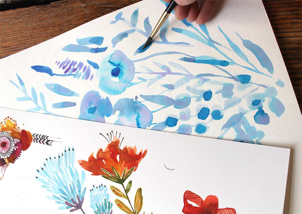 980x697 Watercolor Techniques With Lital Gold