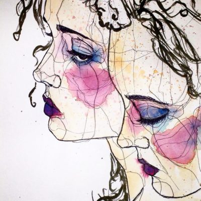 400x400 Tattoo Of Forest, Colour, Painting, Watercolour, @justinmltn