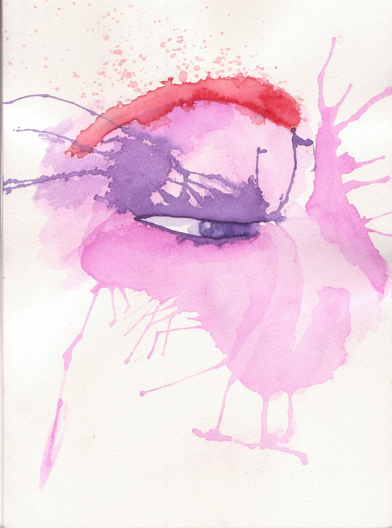 770x1038 Watercolor, Eye In Profile By Twinkiiface