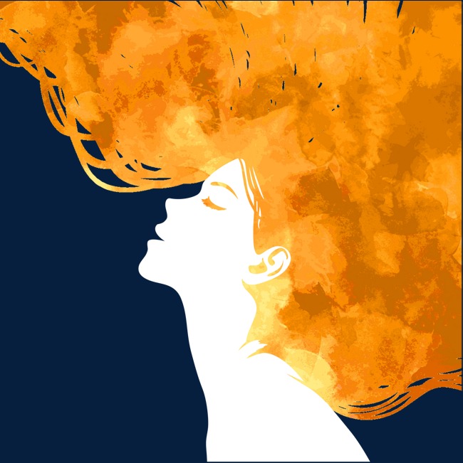 650x651 Women Face Hair Color, Watercolor, Woman, Profile Png And Psd File