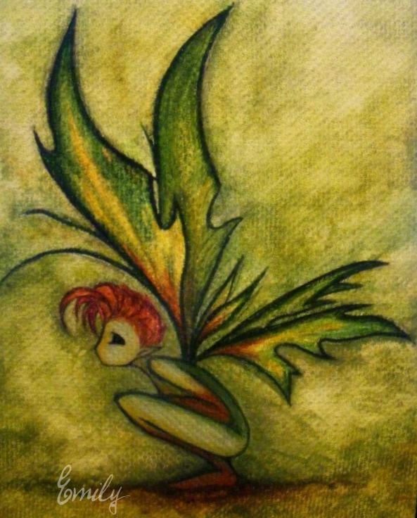 593x736 Watercolor Fairy