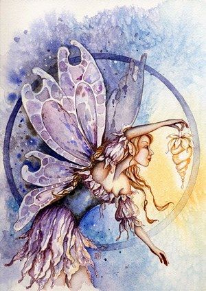 300x424 Watercolor Fantasy And Fairy Art By Sarah Pauline Fairies