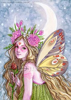 Watercolor Fairy Art