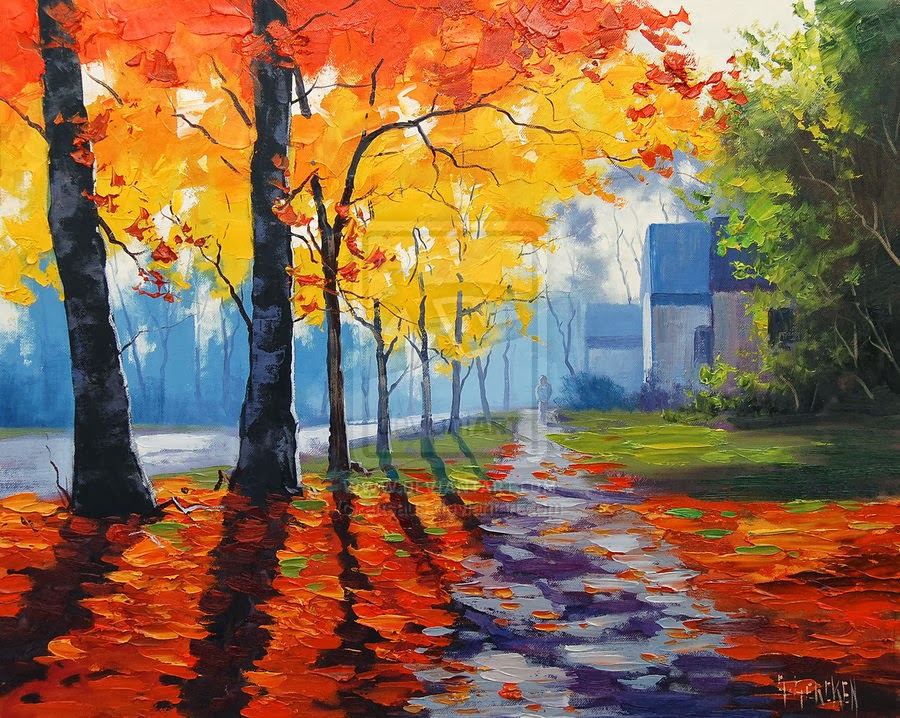 900x718 Autumn Landscape Art Project Ideas Artmuse67