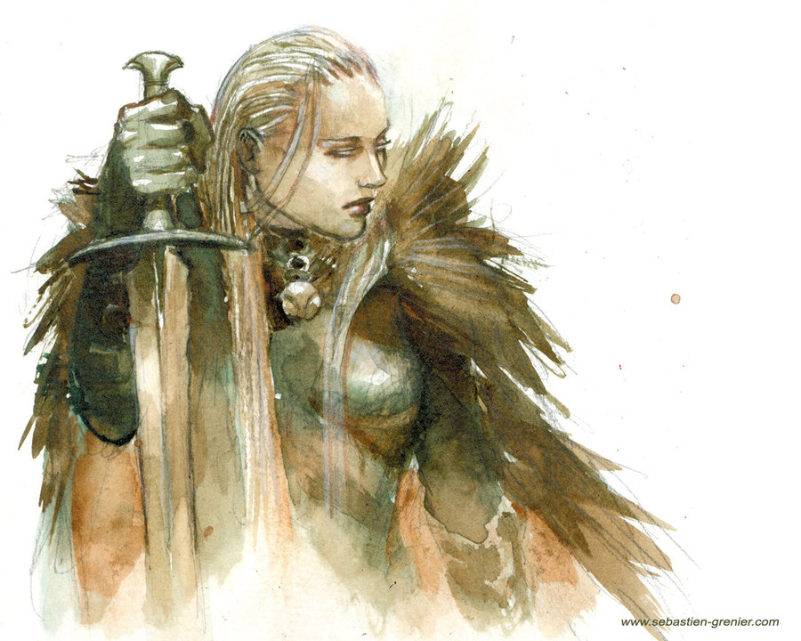 900x720 Siamh Watercolor By Sebastien Grenier