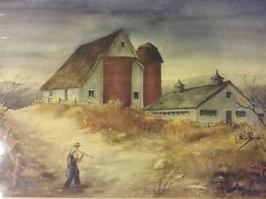 Farm Watercolor at GetDrawings | Free download