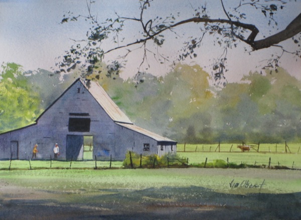600x439 Watercolors By Jim Oberst Blog On The Farm