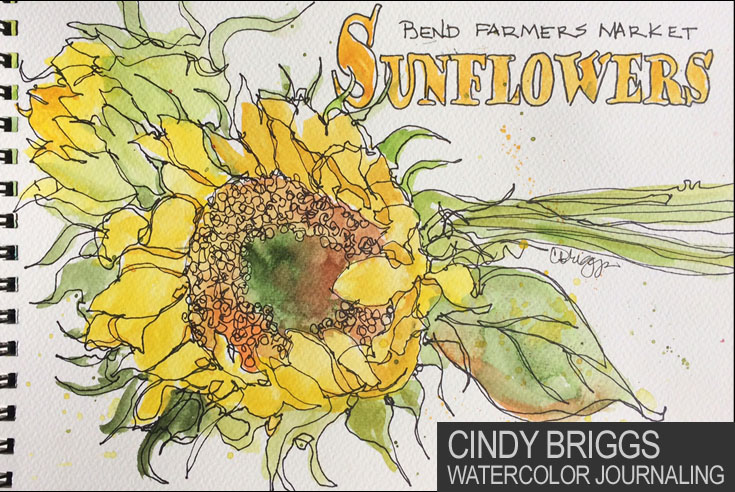 735x492 Summer Market Watercolor Journaling With Daniel Smith Watercolors