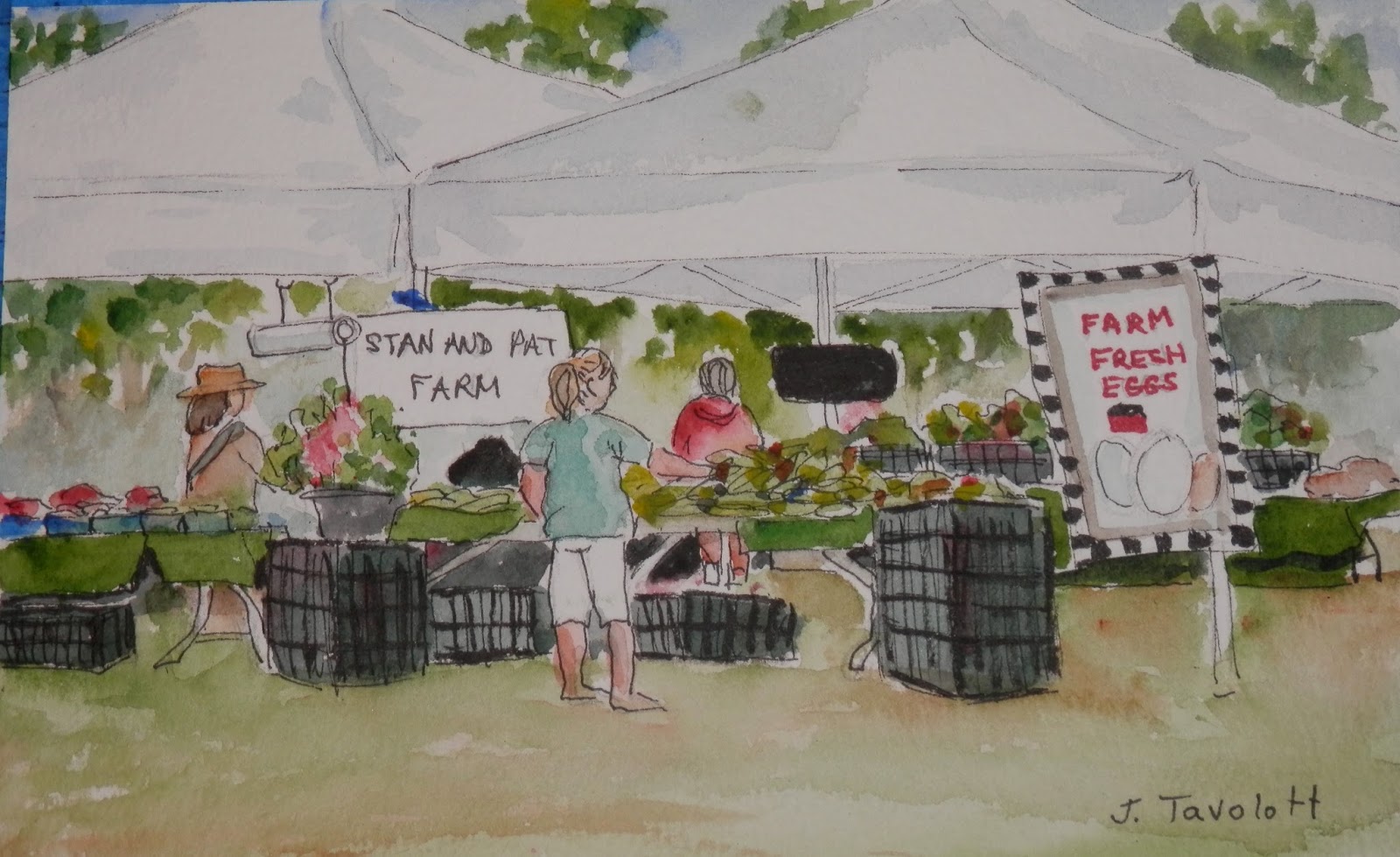 1600x979 Watercolors By Joan 2 Sayville Farmers Market