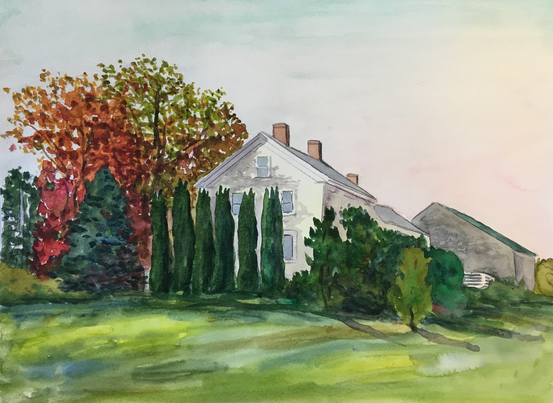 1098x800 Maine Farmhouse
