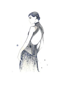 236x333 The 55 Best Watercolor Fashion Illustrations Images