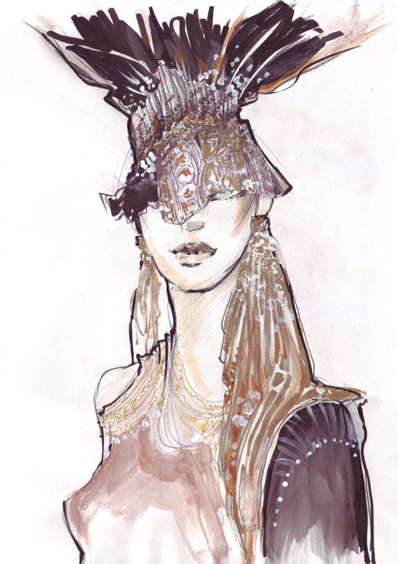 570x806 Watercolor Fashion Illustrations On Behance