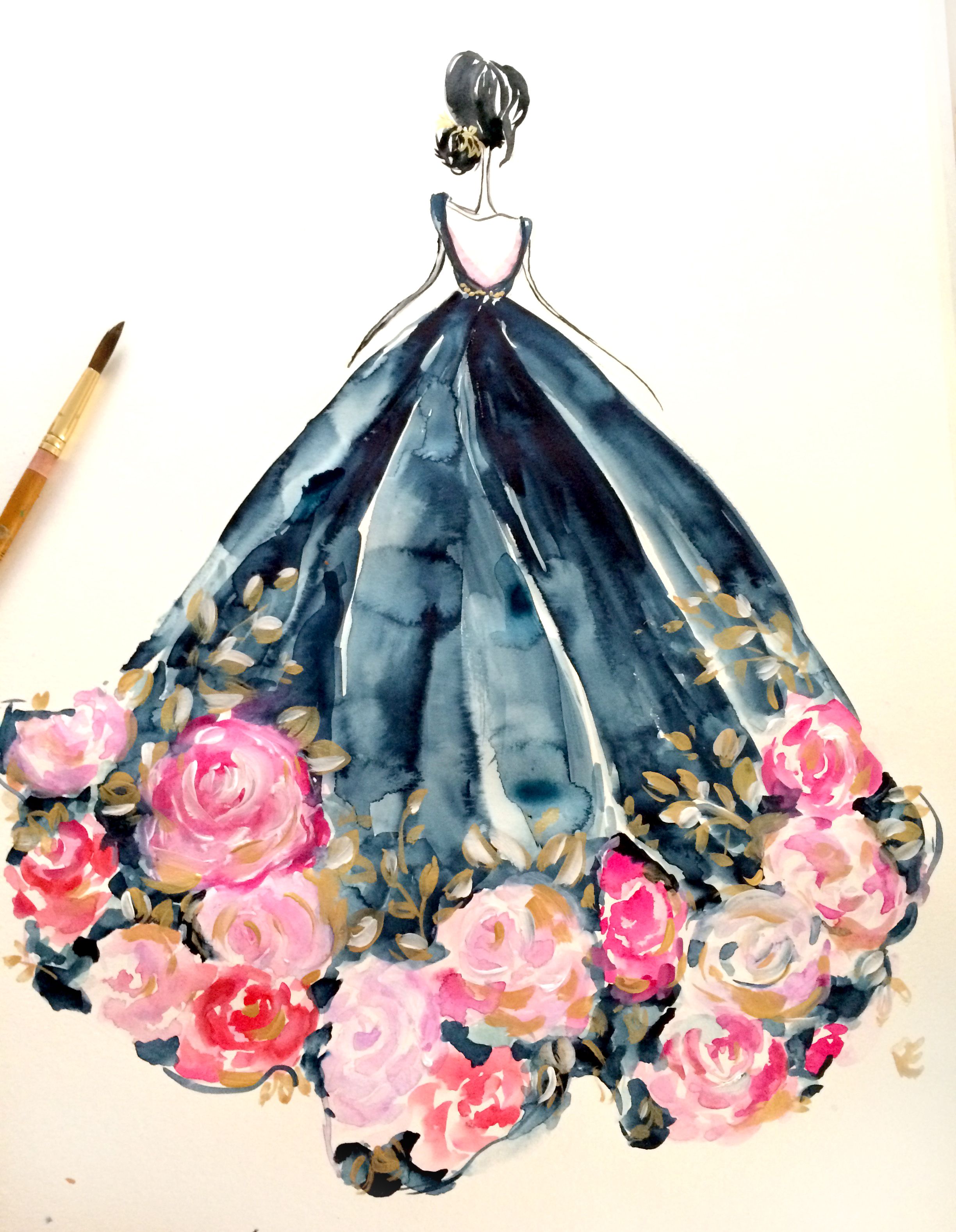 2448x3156 Pin By Pink Puddle Studio On Watercolor Fashion