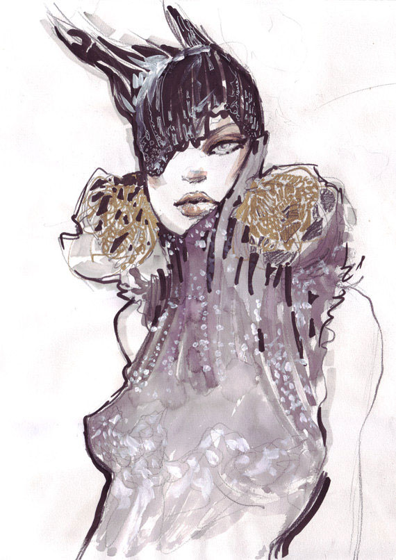 570x806 Watercolor Fashion Illustrations On Behance