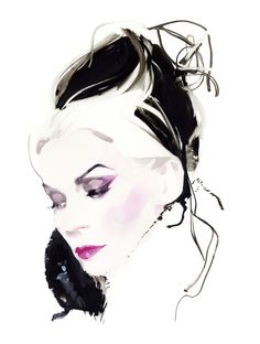 236x312 Fashion Illustration Prints Watercolor By Silverridgestudio