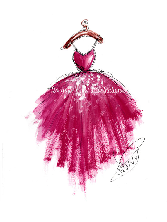 570x760 Fashion Art, Fashion Illustration, Fashion Wall Art, Fashion