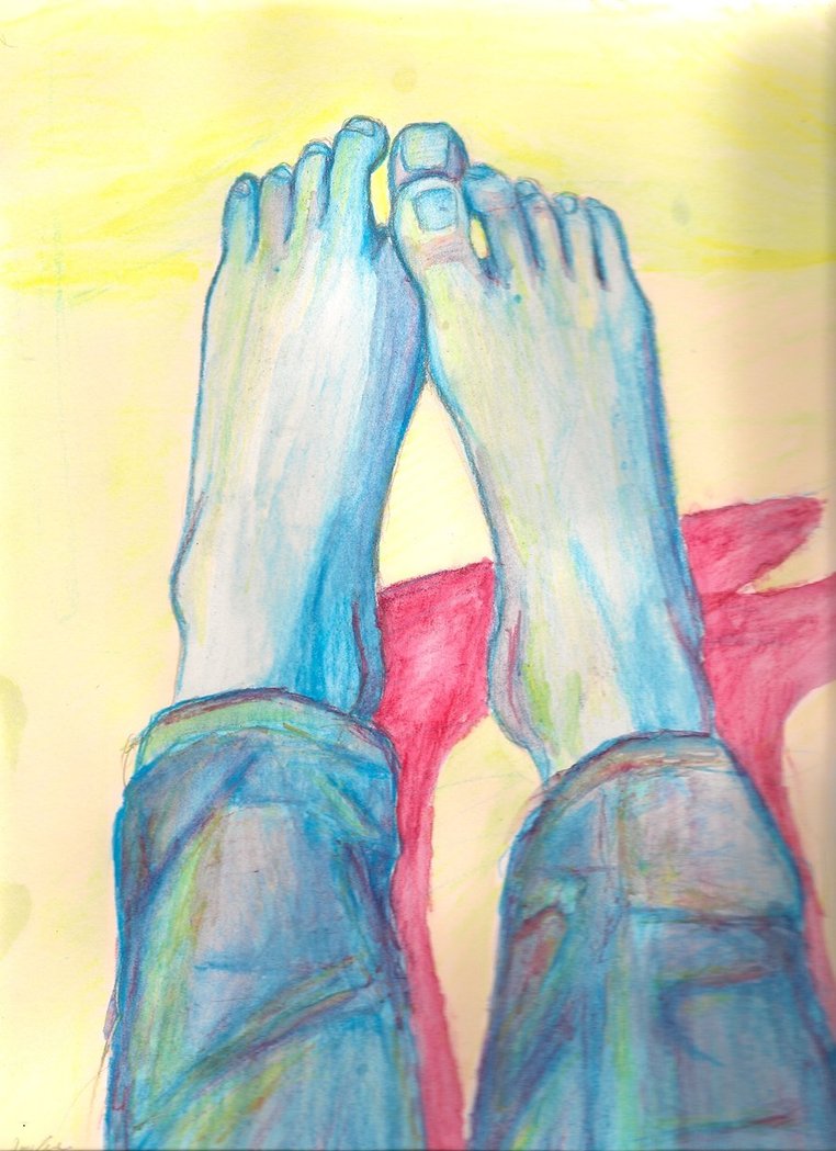 762x1049 Watercolor Feet By Accented