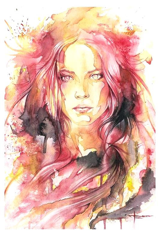 534x801 6 Amazing Watercolor Portrait Painters Sky Rye Design