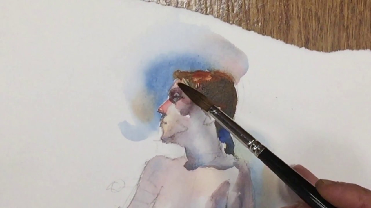 1280x720 Watercolor Figure Painting Tutorial Demo Preview