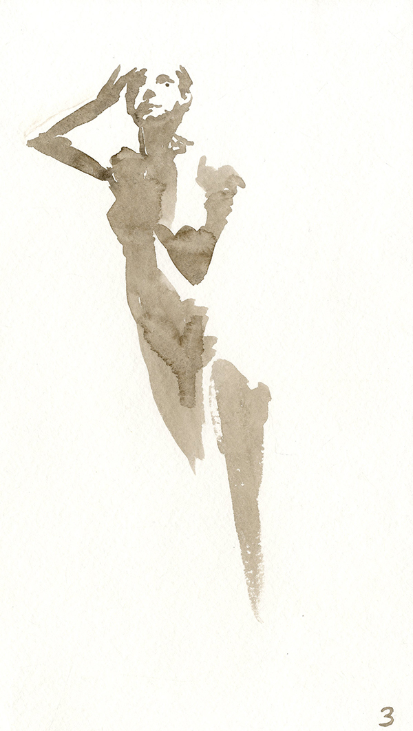 600x1062 Watercolor Figures On Risd Portfolios