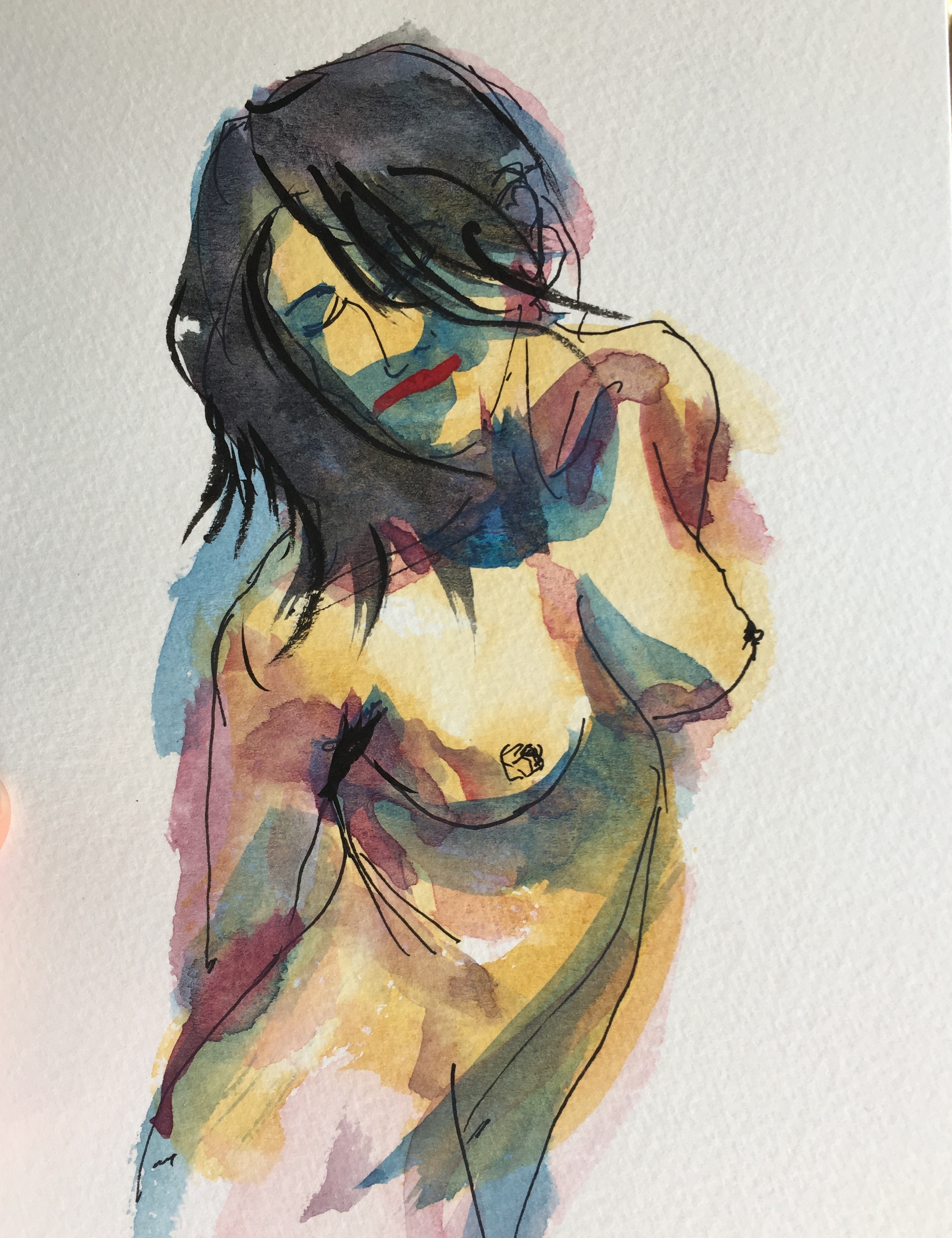 2762x3590 Watercolor And Ink Figure Drawing Workshop With Jose Lemus The