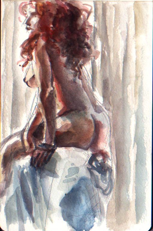 510x770 Watercolor Figure Draw By Payroo