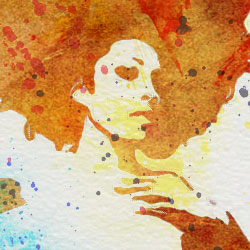 250x250 Create A Watercolor Effect In Photoshop